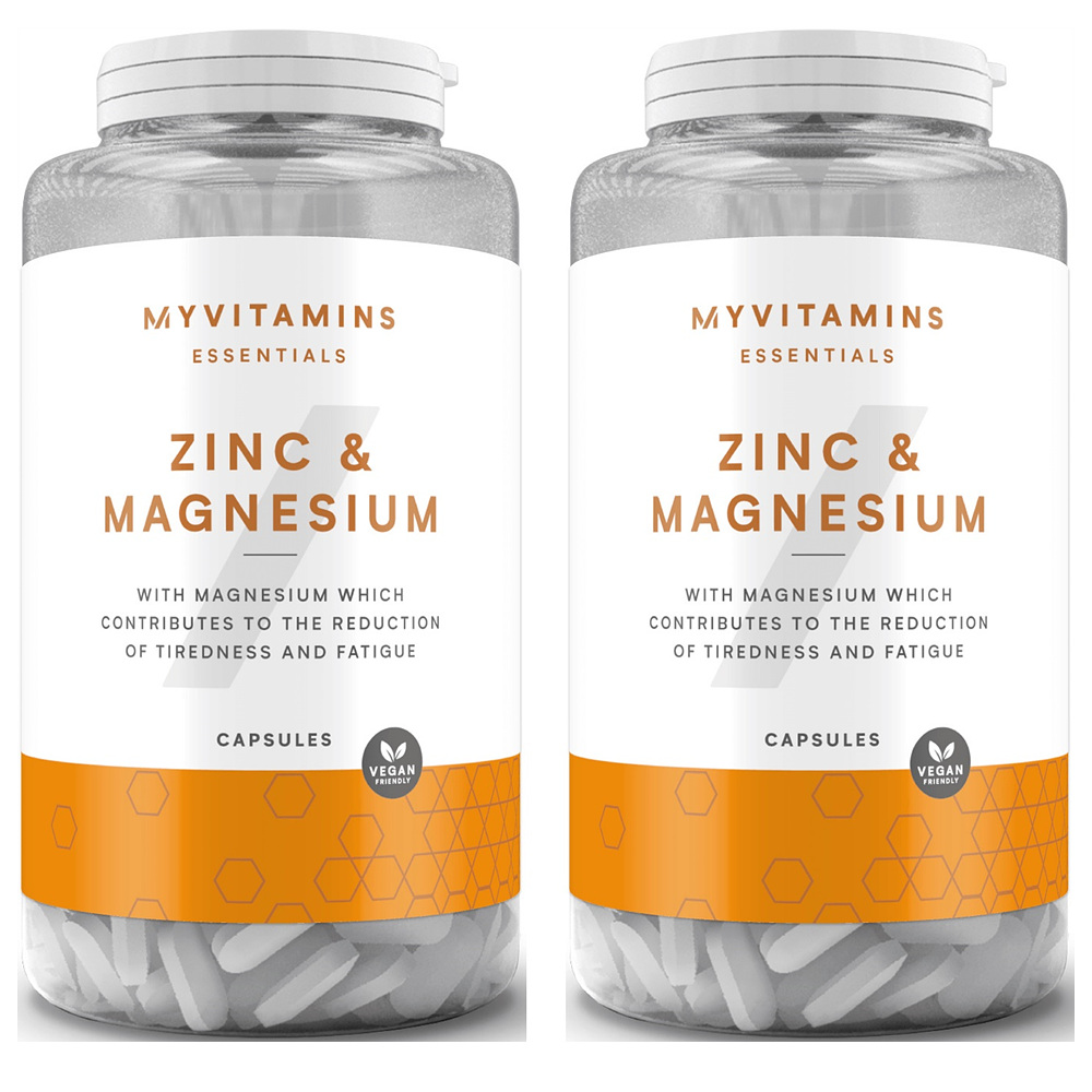 영국 My Vitamins Zinc &amp; Magnesium <b>마이비타민 아연 마그네슘</b> 90캡슐 2통
