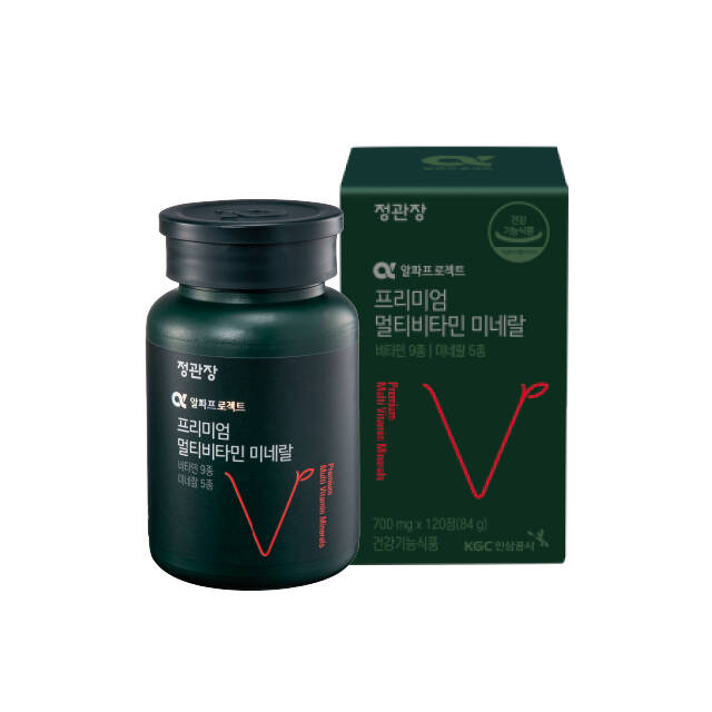 <b>정관장</b> 알파프로젝트 프리미엄 멀티비타민 미네랄 700mg 120정 GW716933