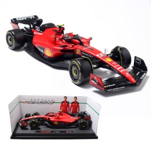 브라고 1:18 페라리 F1 레이싱카 SF23 No55 카를로스 사인츠 다이캐스트 합금모형 포뮬러레이싱