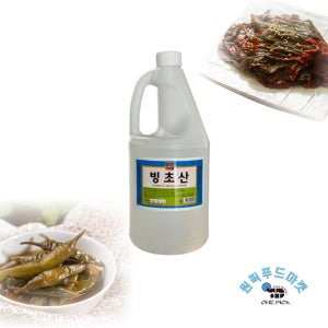 오케이식품 식용 빙초산 1.5L 12개 락교 짱아치