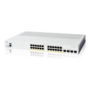 CISCO Catalyst 1200 24port PoE 4x1G SFP C1200-24P-4G 24포트 스위칭허브 PoE 195W CBS250-24P-4G후속