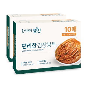 명진 편리한 김장봉투 10매 1+1개 특대(XL) 1매당 약 20포기