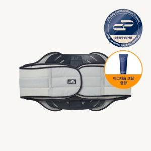 슬룸 코어 요추 벨트 허리 척추 복대 보호대 밴드 C커브 강화 1개 + (증정) 마사지크림