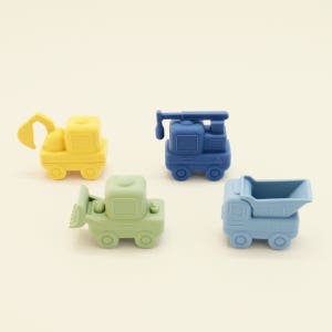 MULNORY 실리콘 유아 교구 목욕놀이 물총 장난감 중장비