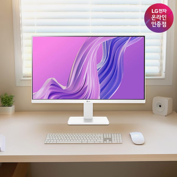 최대 13만 LG 24MR400W 60cm(24인치) 화이트 IPS 업무용모니터
