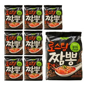 풀무원 로스팅 짬뽕 홍게 398.4g 1봉지 (99.6g x 4개입) x 8개