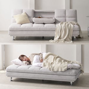 루카 조야 패브릭 원단 접이식 소파베드 3인용 쇼파 겸용 침대