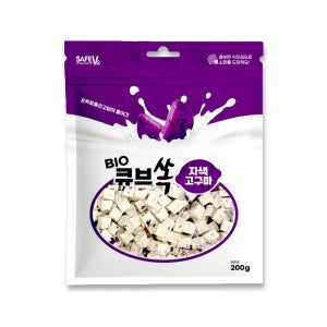[유통기한 26.01.05]세이프브이투 유산균 쏙쏙 바이오 큐브쏙 자색고구마 200g