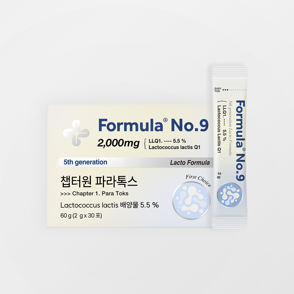 포뮬러 9 <b>챕터원</b> 파라톡스 프리바이오틱스 유산균먹이 1박스 30포 프락토 장내유익균