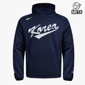 프로스펙스 야구대표팀 어센틱 후드 긴팔 티셔츠 네이비