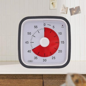 타임타이머 주방 다이얼 타이머 학습 블랙