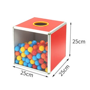추첨 응모함 박스 조립형 경품 뽑기함 아크릴 투명 투표 상자 중형