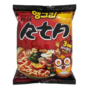 [워나점빵] 앵그리너구리 멀티팩 121g X5개입 농심라면