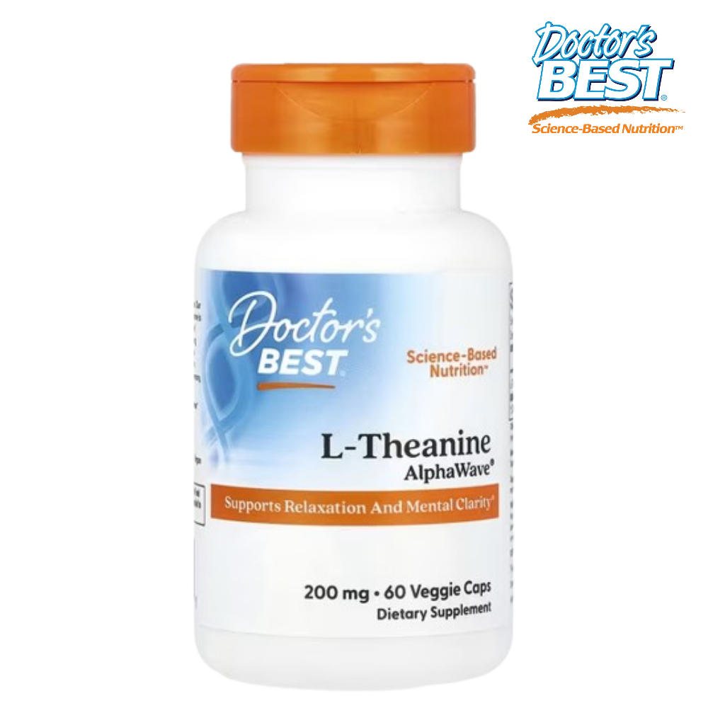 닥터스베스트 <b>엘</b> <b>L</b> <b>테아닌 200mg</b> 60캡슐 <b>Theanine</b> 알파웨이브