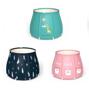 스파 간이 접이식 반신욕조 이동식 욕조