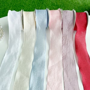 선물 답례품 리본공예 꽃 포장 링클리본 끈