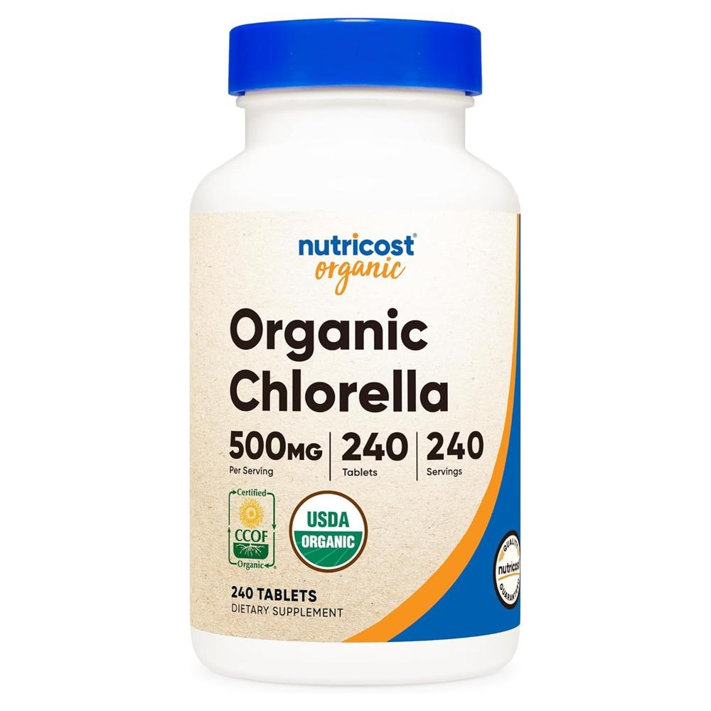 <b>뉴트리코스트 클로렐라</b> 500mg 240정 <b>Nutricost Chlorella</b>