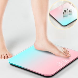 디지털 LED 솜사탕 체중계 정밀 실내 온도 측정 가정용 200g부터 무게 측정