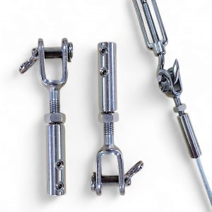 스텐 와이어 304 클립 턴버클 클램프 포크 슬리브 터미널 난간 고정 인테리어 2mm