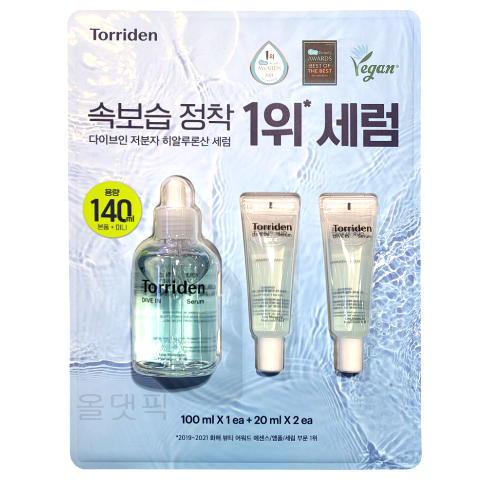 토리든 다이브인 <b>히알루론산</b> 세럼 저분자 앰플 100ml+40ml 코스트코