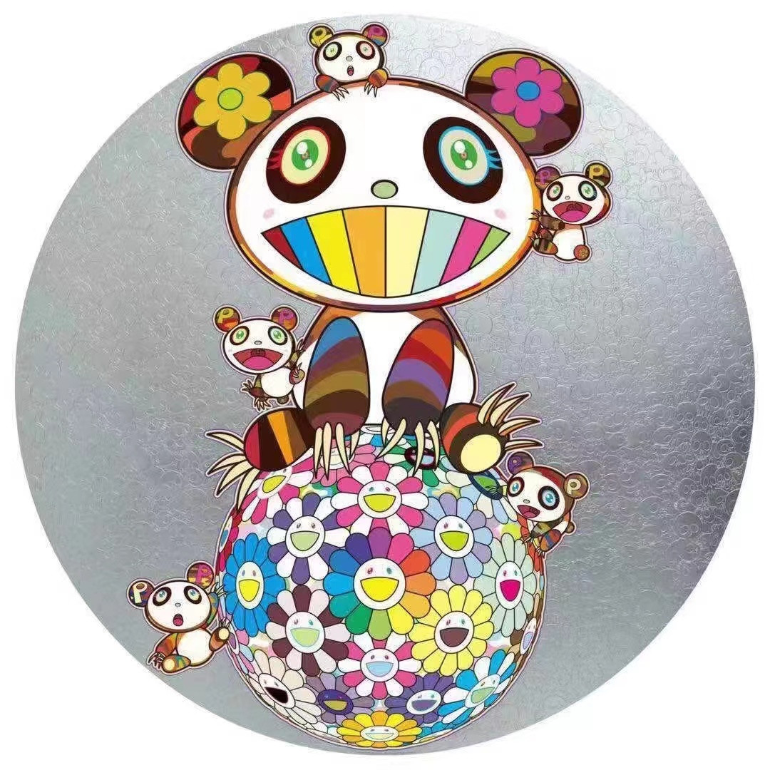 무라카미 타카시 TAKASHI MURAKAMI Panda Silver 프린트