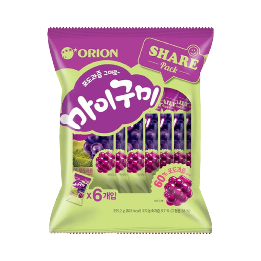 마이구미 포도 미니 젤리 소포장