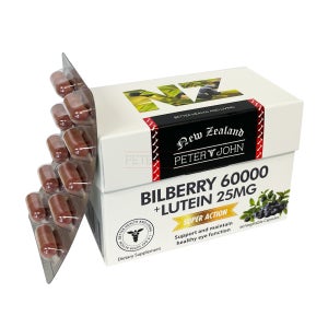 피터앤존 빌베리 60000+루테인 25mg 60캡슐