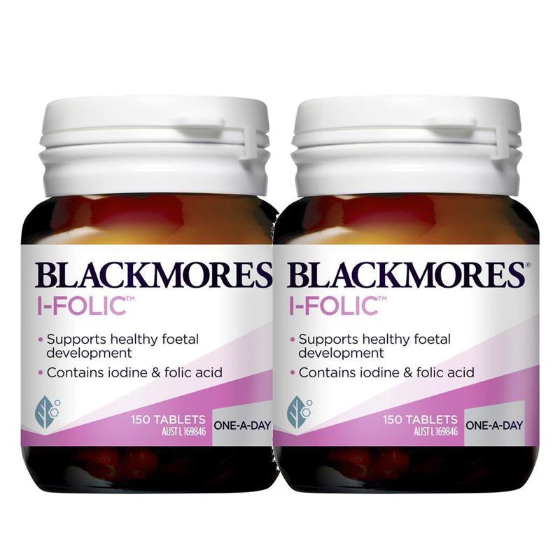 (호주/뉴질랜드) <b>블랙모어스</b> 아이 폴릭 엽산 <b>칼륨</b> 여성 150정 <b>Blackmores</b> I-Folic Vitamin 150 Tablets