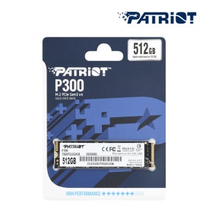 총판 PATRIOT 패트리어트 P300 512GB M.2 NVMe GEN3 TLC 5년