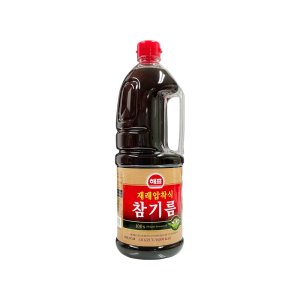 해표 재래압착식 참기름 1.8L 8개입 1박스
