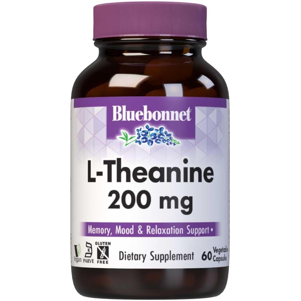 블루보넷 <b>뉴트리션</b> L-테아닌 200mg 아미노산 60캡슐
