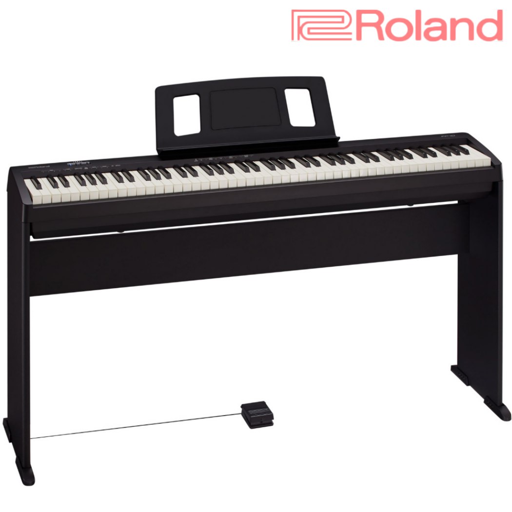 Roland 롤랜드 FP10 전자 디지털 피아노 키보드 FP-10 + KSCFP10 목재 스탠드 패키지