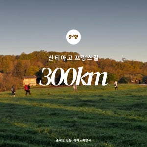 산티아고 순례길 프랑스길 21일 300km 하프코스 매달 출발 / 인솔자 동행