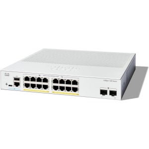 CISCO Catalyst 1300 16port PoE 2x1G SFP C1300-16P-2G 16포트 스위칭허브 PoE 2SFP CBS350-16P-2G후속