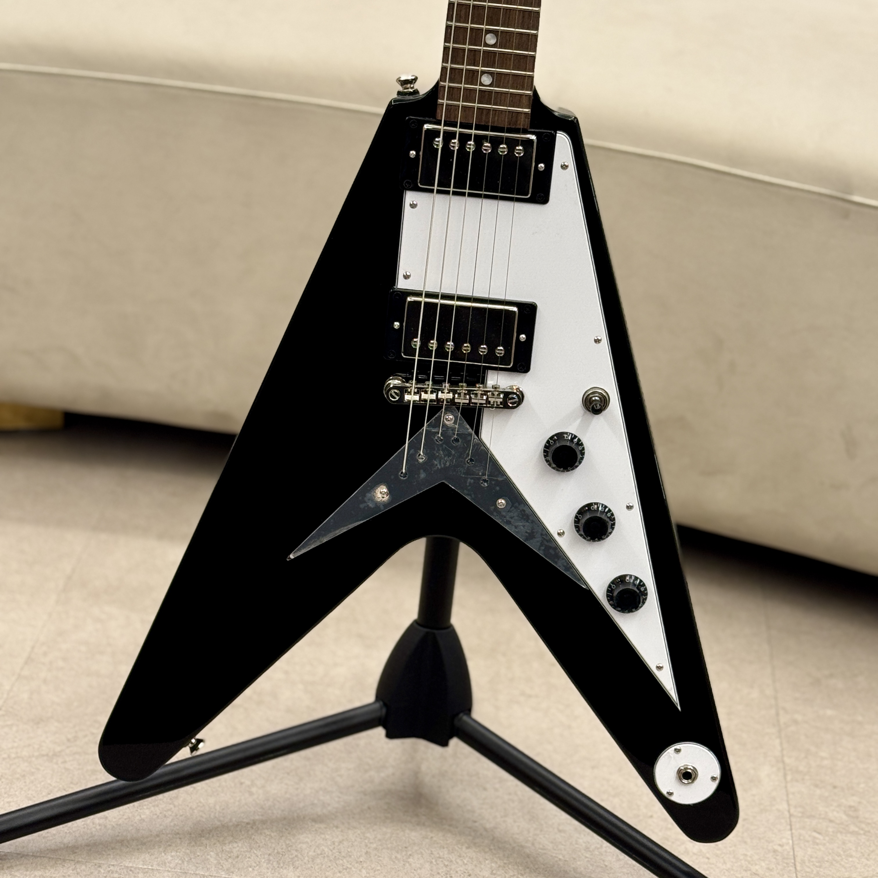Epiphone 에피폰 플라잉 브이 Ebony
