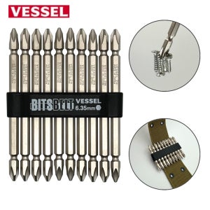 베셀 110mm 임팩 비트 세트 BW-213 10P 도금비트날 Xtra Fit