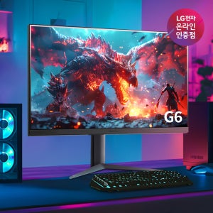 [라이브 최대39만] LG G6 울트라기어 32GS75Q IPS QHD 80㎝(32인치) 180Hz 게이밍모니터