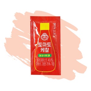 [달디단마켓] 오뚜기 일회용 토마토 케찹 9gX1000개 (1BOX) 소포장 감자튀김