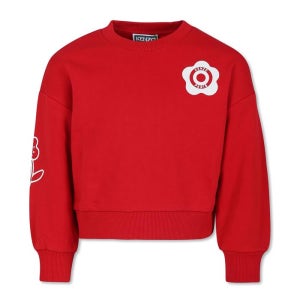 24FW 겐조키즈 보크플라워 맨투맨 레드