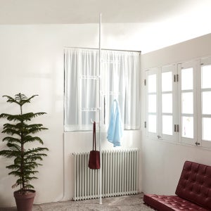 공감스토어 폴행거 조립식 높이조절 스탠드 옷걸이 원룸 공간활용 틈새 시스템 행거