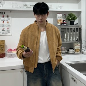 시그널 스웨이드 자켓