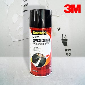 3M 스카치 다용도 접착제 스티커 잔사 얼룩 타르 제거 스프레이 200ml