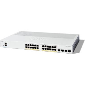CISCO Catalyst 1300 24port PoE 4x1G SFP C1300-24P-4G 24포트 스위칭허브 PoE CBS350-24P-4G후속