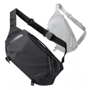 [마테마틱] 스튜어트 W20 슬링백 여행용 이중잠금지퍼 RFID차단 캐리어결합 태블릿