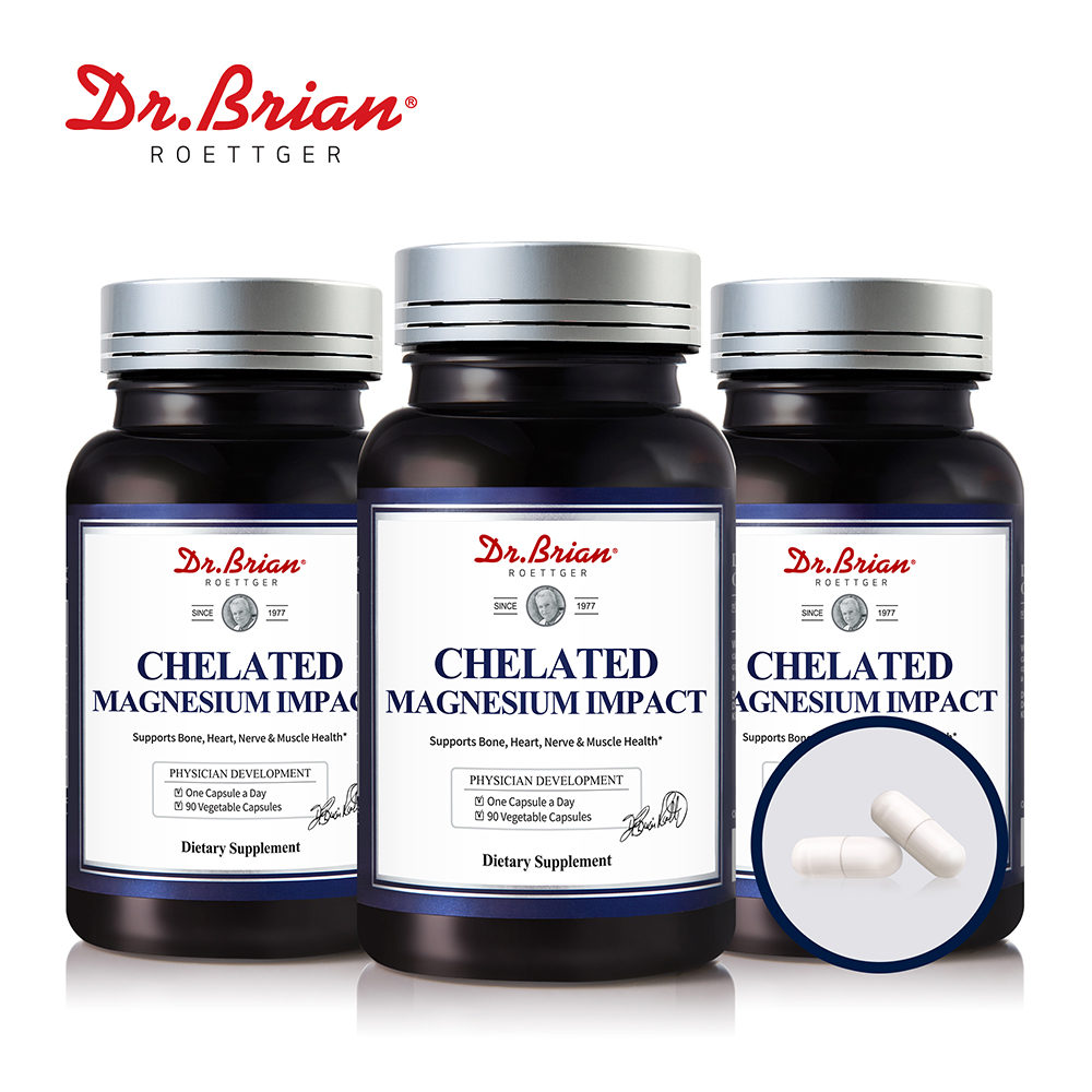 총9개월분 닥터브라이언 킬레이트 마그네슘 임팩트 200mg 90캡슐, 3개
