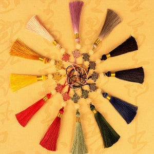 포장 노리개 전통 장신구 미니 노리개 보자기 예단 선물 한복 장식 랜덤