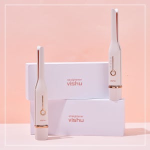 비슈 휴대용 여행용 대용량 5000mAh 배터리 앞머리 미니 무선 뿌리 볼륨 고데기