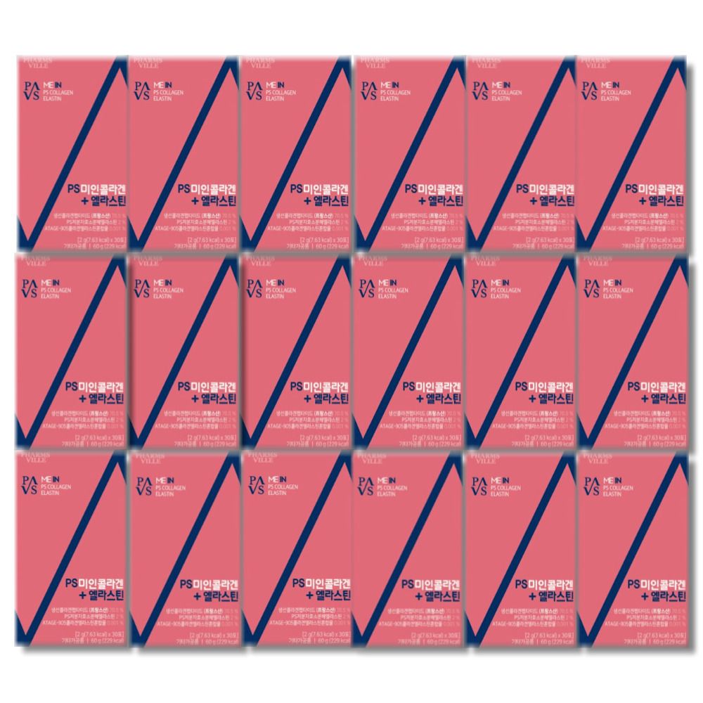 <b>PS 미인 콜라겐 플러스 엘라스틴</b> 2g x 30포 18박스