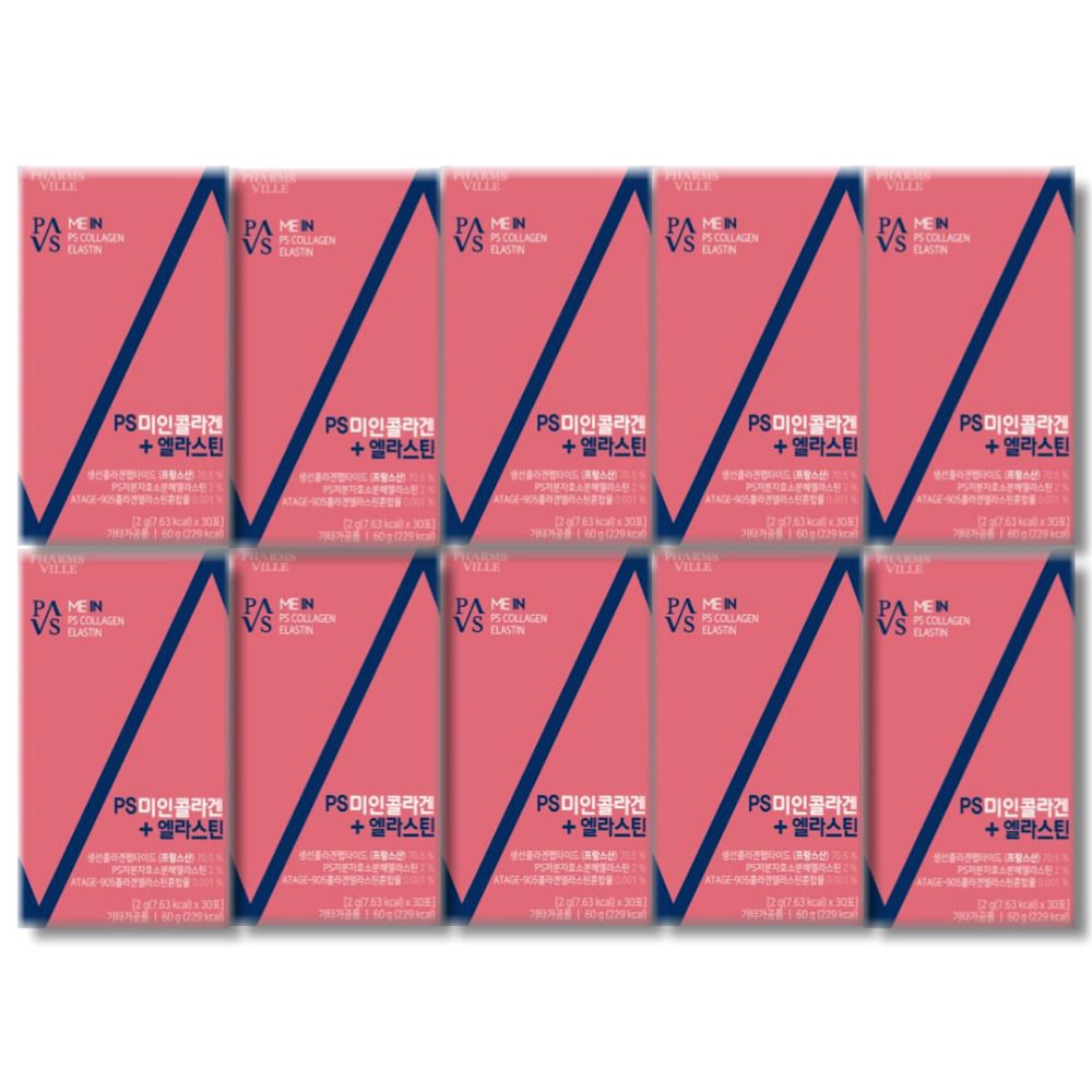 <b>PS 미인 콜라겐 플러스 엘라스틴</b> 2g x 30포 10박스
