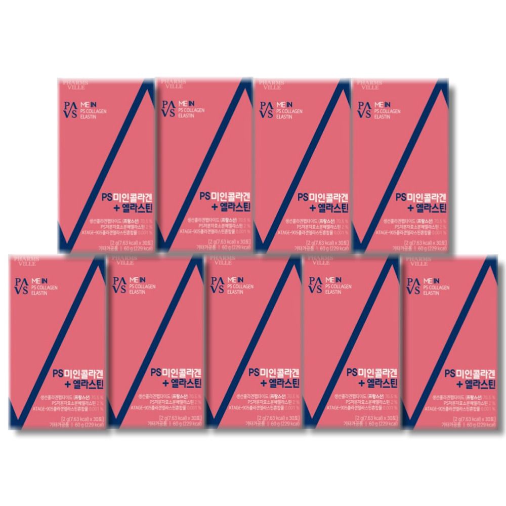 <b>PS 미인 콜라겐 플러스 엘라스틴</b> 2g x 30포 9박스